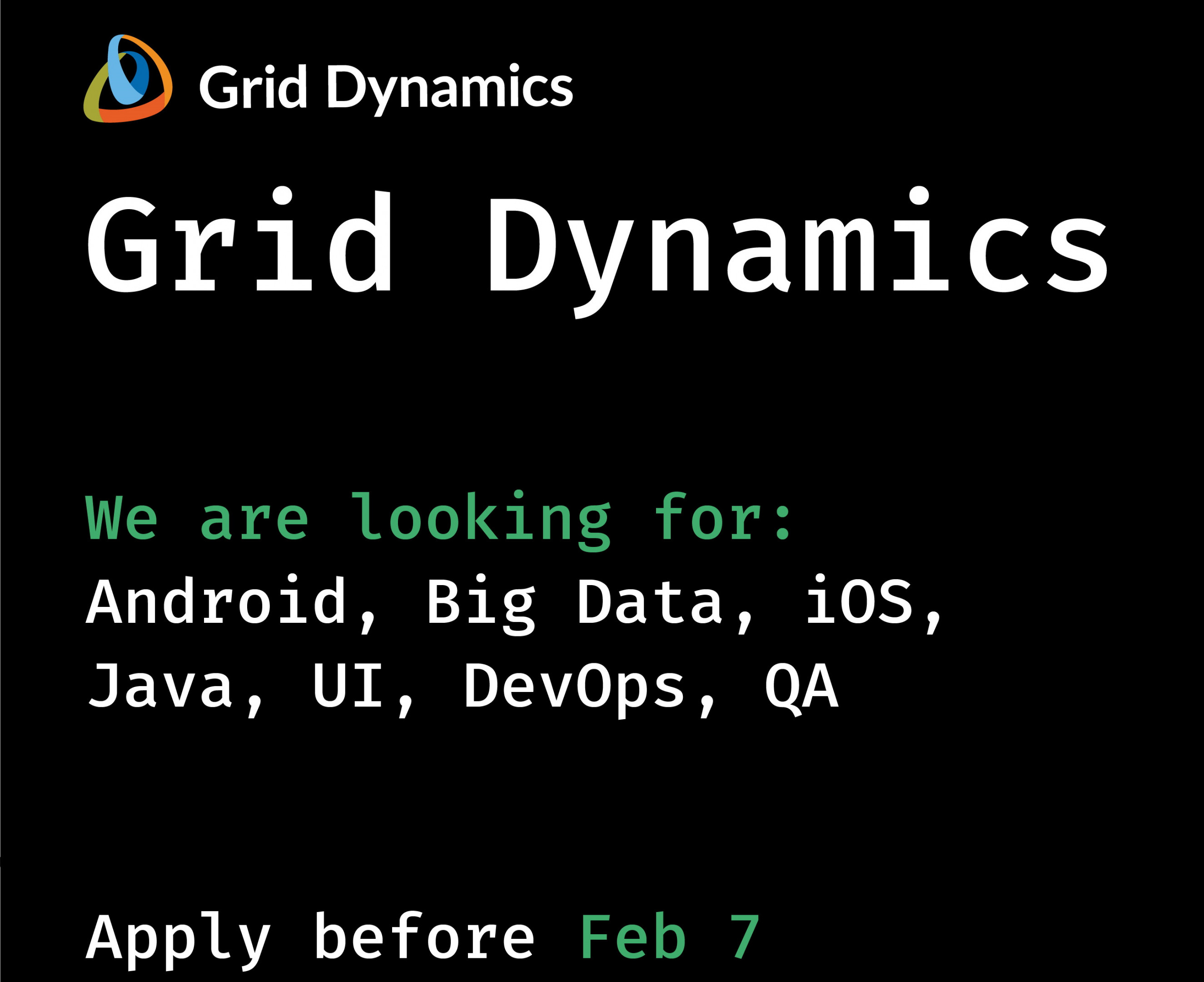 Grid Dynamics Internship in Kharkiv