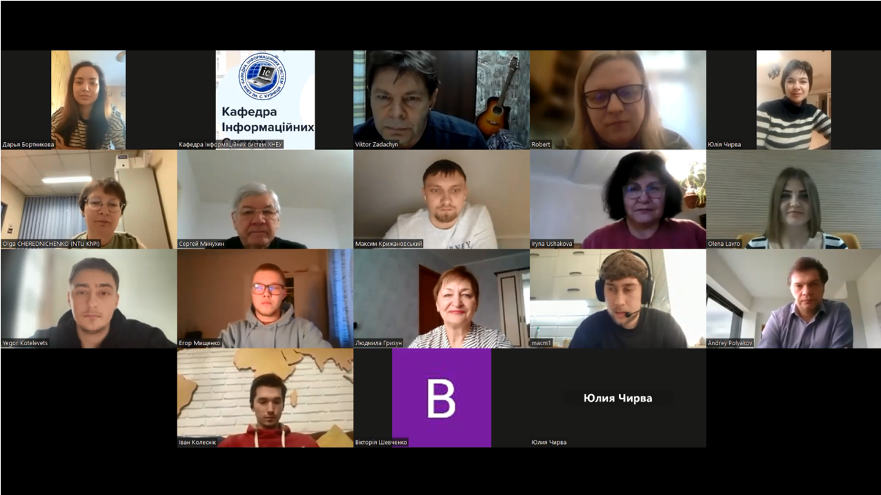 КАФЕДРА ІНФОРМАЦІЙНИХ СИСТЕМ, КОМПАНІЯ NIX І ЧЛЕНИ ЕКЗАМЕНАЦІЙНОЇ КОМІСІЇ ВІТАЮТЬ ВИПУСКНИКІВ МАГІСТРАТУРИ ЗІ СПЕЦІАЛЬНОСТІ «КОМП’ЮТЕРНІ НАУКИ» ОСВІТНЬОЇ ПРОГРАМИ «КОМП’ЮТЕРНІ НАУКИ» З УСПІШНИМ ЗАХИСТОМ ДИПЛОМНИХ РОБІТ!